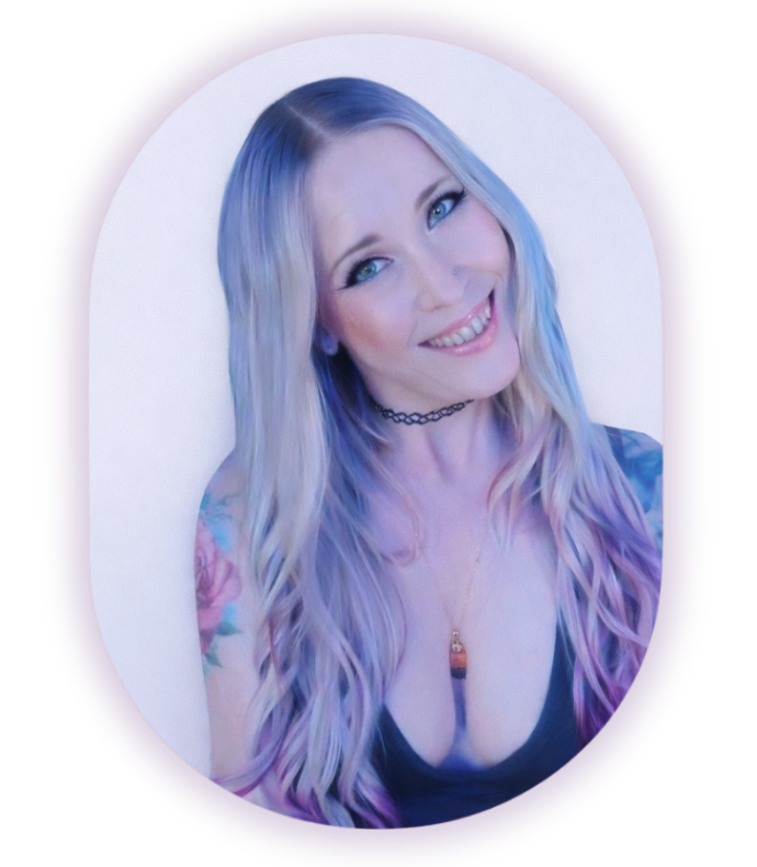Portrait of Jessica Jade, creator of Within Her Spell, looking directly at the camera